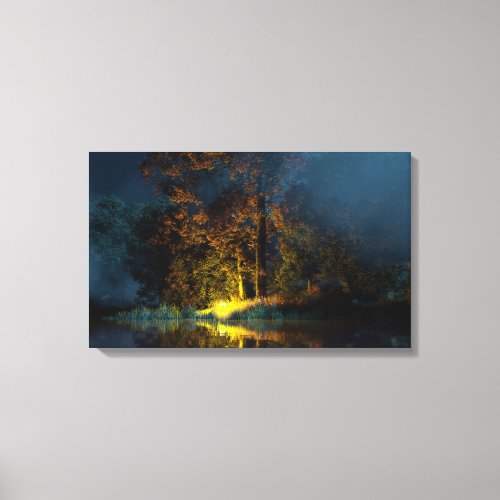 Stillwater AutumnNight Canvas Print