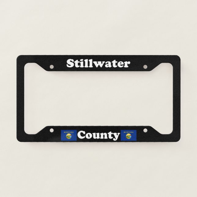 Stillwater County Montana LPF License Plate Frame (Front)
