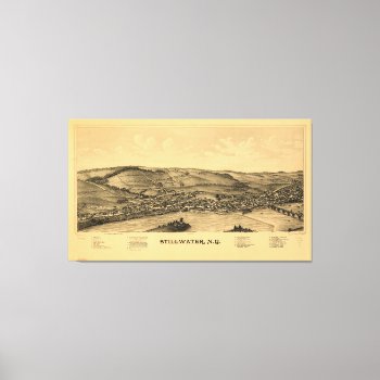 Stillwater  New York (1889) Canvas Print by TheArts at Zazzle