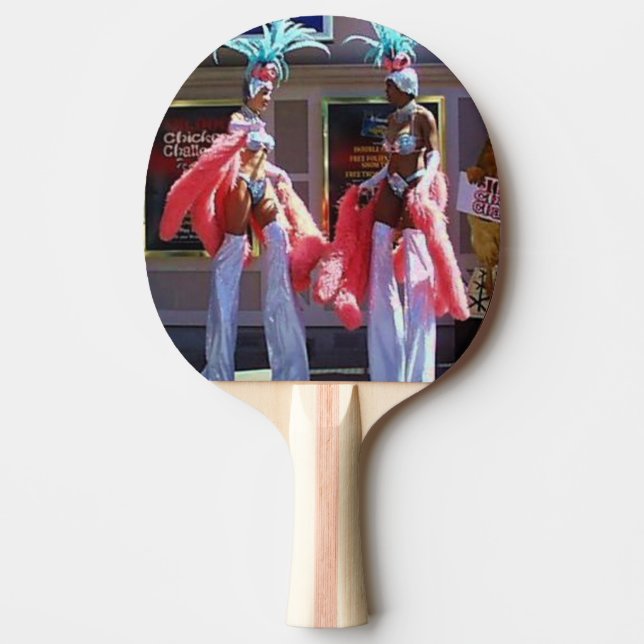 Stilt Dancers Ping Pong Paddle (Front)
