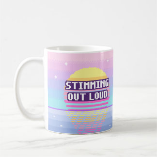 Stimming Out Loud Neurodivergent Pixel Mug