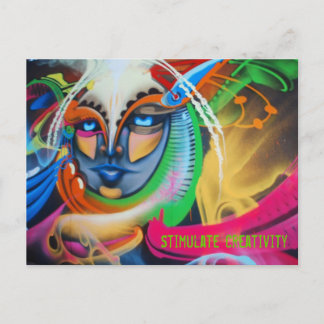 Stimulate Creativity Postcard