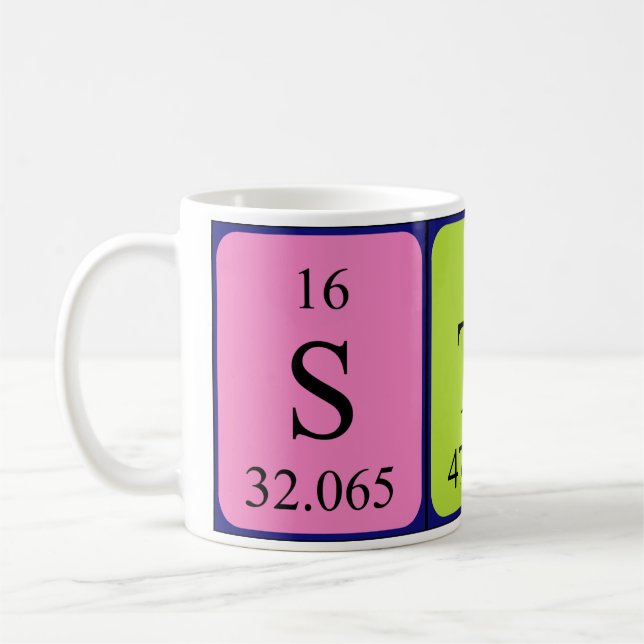 Stine periodic table name mug (Left)