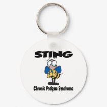 STING Chronic Fatigue Syndrome Keychain