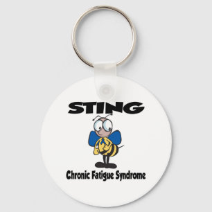 STING Chronic Fatigue Syndrome Keychain