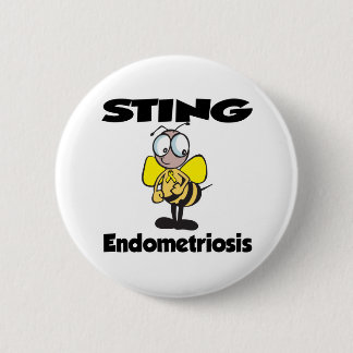 STING Endometriosis Pinback Button