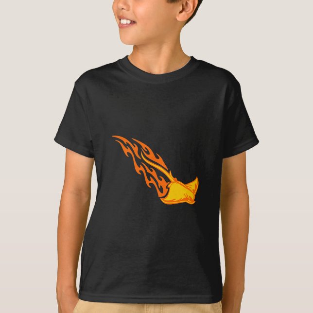 Sting Ray Flames T-Shirt (Front)
