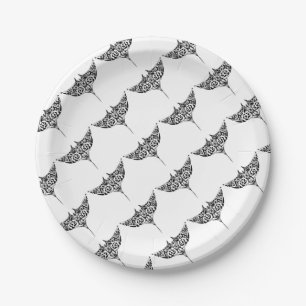 sting-ray ideas paper plates