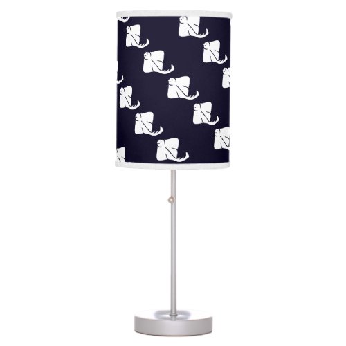Sting ray rays table lamp