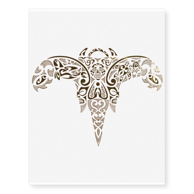 sting-ray temporary tattoo (Front)