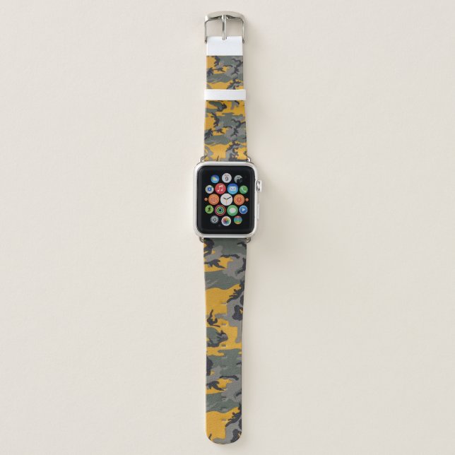 Stinger Yellow Apple Watch Band (Front)