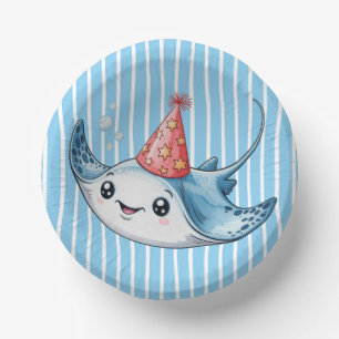 Stingray Birthday Party  Paper Bowls