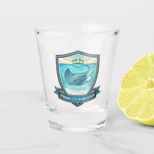 Stingray City Cayman Islands Shot Glass