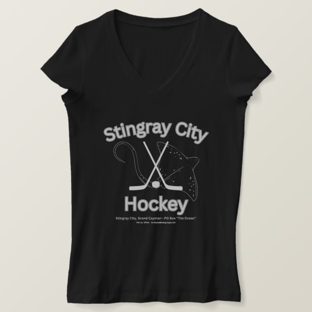 Stingray City Hockey - Grand Cayman Island T-Shirt (Design Front)