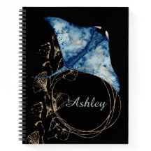 Stingray Custom Name Notebook