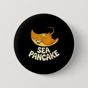 Stingray Design For Men Women Kids Fish Sting Ray  Button