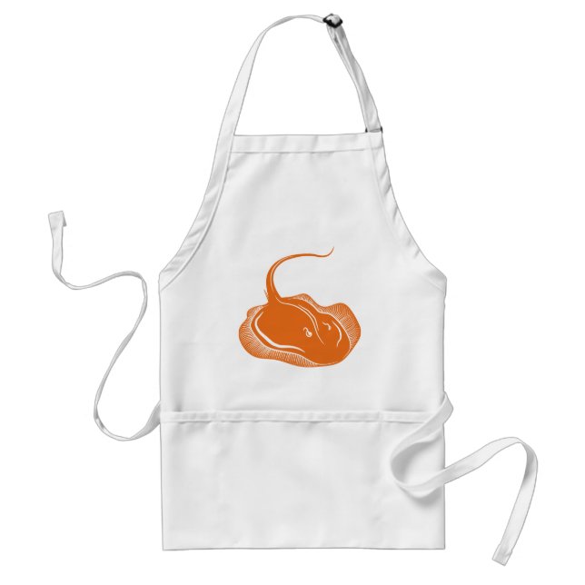 Stingray Fish Adult Apron (Front)
