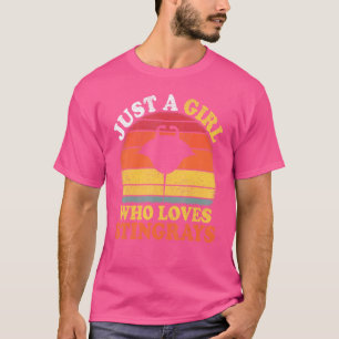 Stingray Fish Vintage Just A Girl Who Loves Stingr T-Shirt