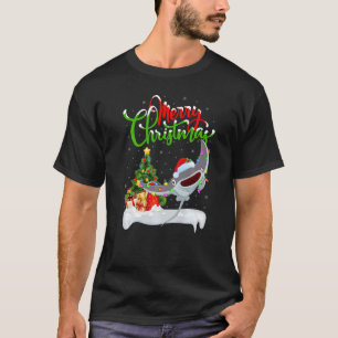 Stingray Fish  Xmas Decoration Santa Stingray Chri T-Shirt