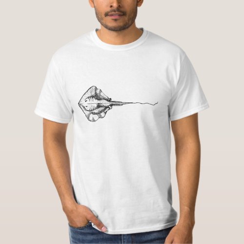 Stingray Illustration T_Shirt