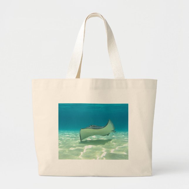 Stingray Large Tote Bag (Front)