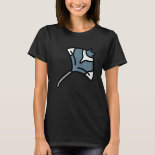 Stingray Manta Ray Retro Vintage Ocean Water Anima T-Shirt