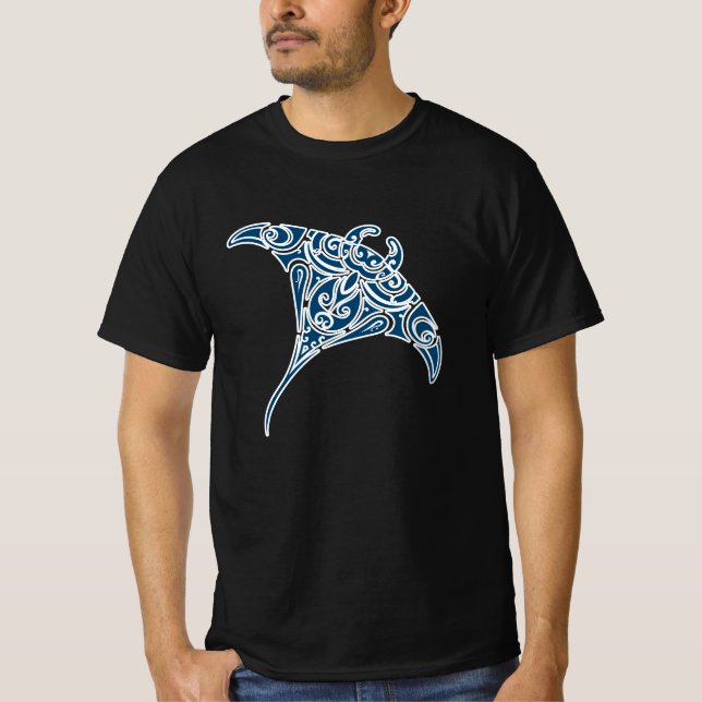 Stingray maori tattoo T-Shirt (Front)