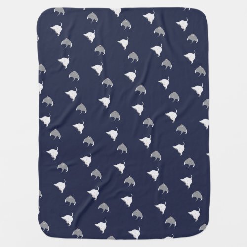 Stingray Pattern Baby Blanket