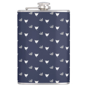 Stingray Pattern Flask