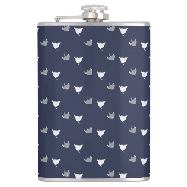 Stingray Pattern Flask (Front)