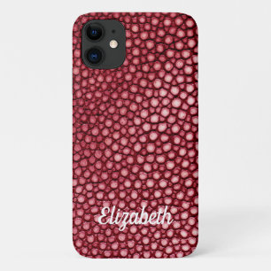 Stingray Red Personalized iPhone 11 Case