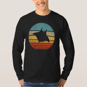 Stingray Retro Vintage 60s 70s Sunset Sea Animal S T-Shirt