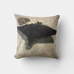 Stingray Throw Pillow