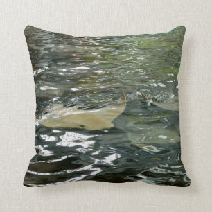 Stingray Throw Pillow