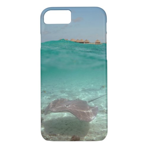 Stingray underwater in Bora Bora iPhone 7 case
