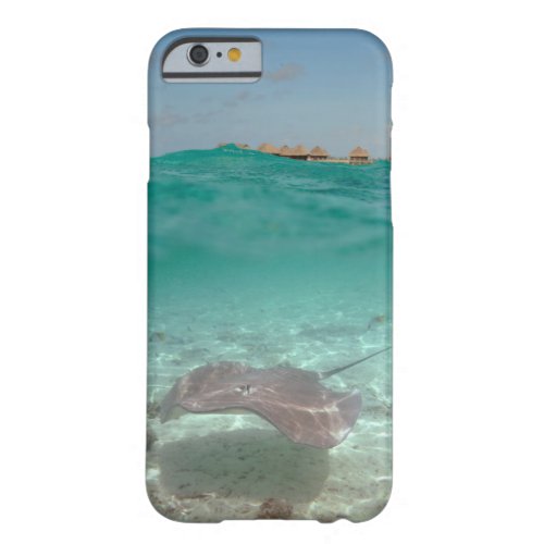 Stingray underwater in Bora Bora iPhone case