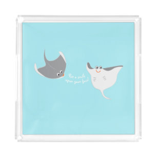 Stingrays Acrylic Tray