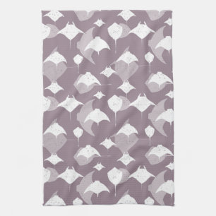 Stingrays and Manta Rays Ocean Themed Kitchen Towel