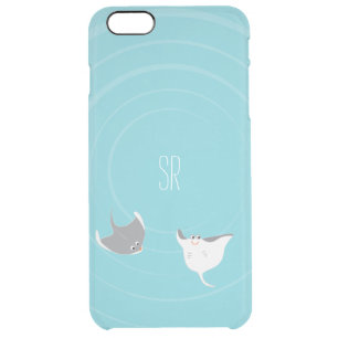 Stingrays Monogram Clear iPhone 6 Plus Case