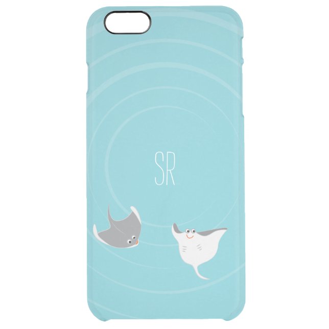 Stingrays Monogram Uncommon iPhone Case (Back)