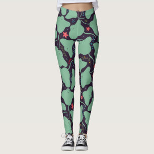 Stingrays Pattern Leggings