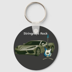 Stingrays Rock Keychain