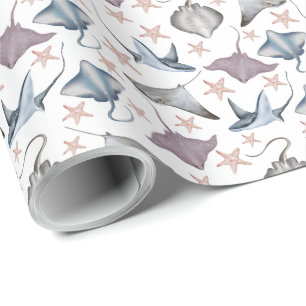 Stingrays & Starfish Gift Wrapping Paper
