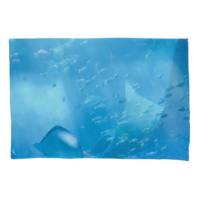 Stingrays Underwater Ocean Design on Pillowcases (Front)