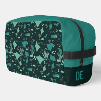 Stingrays Underwater Sea Life Personalised Dopp Kit