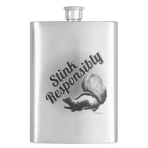 Stink Responsibly Hip Flask