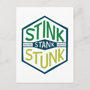 Stink Stank Stunk Badge Postcard