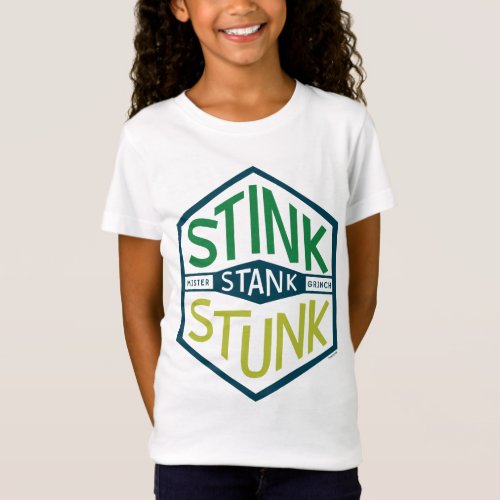 Stink Stank Stunk Badge T_Shirt