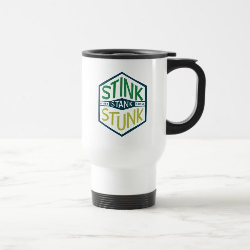 Stink Stank Stunk Badge Travel Mug