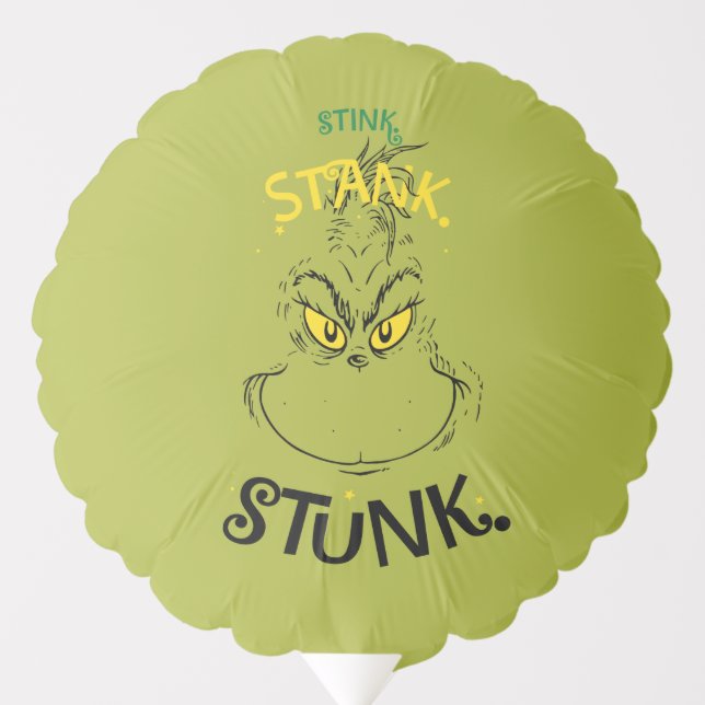 Stink Stank Stunk Mister Grinch Quote Balloon (Front)